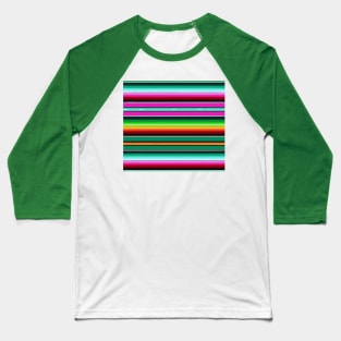 Green Serape Saltillo Baseball T-Shirt